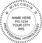 Wisconsin Professional Hydrologist Seal